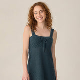 Rylee + Cru Womens Crochet Mini Dress Navy