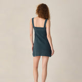 Rylee + Cru Womens Crochet Mini Dress Navy