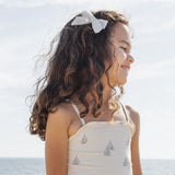 Rylee + Cru Bows Set of 2 Heathered Light Blue