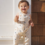 Rylee + Cru Button Jumpsuit Stars