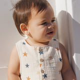 Rylee + Cru Button Jumpsuit Stars