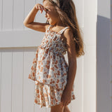 Rylee + Cru Sparrow Skirt Americana Floral