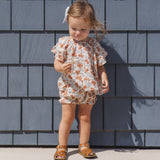 Rylee + Cru Butterfly Top & Bloomer Set Americana Floral