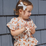 Rylee + Cru Butterfly Top & Bloomer Set Americana Floral