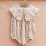 Rylee + Cru Porter Romper Summer Garden