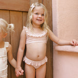 Rylee + Cru Giana Bikini Petal Gingham