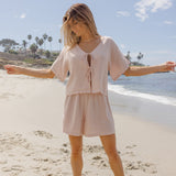 Rylee + Cru Womens Juniper Set Petal Gingham