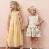 Rylee + Cru Hanna Dress Lemon