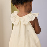 Rylee + Cru Myla Romper Ivory