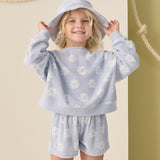 Rylee + Cru Karli Set Periwinkle Daisy
