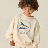 Rylee + Cru Sweatshirt Nautical Flag