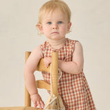 Rylee + Cru Mavrick Romper Poppy Gingham