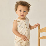 Rylee + Cru Terry Jumpsuit Flags