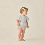 Rylee + Cru Kalea Romper Light Blue Plaid