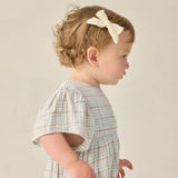 Rylee + Cru Kalea Romper Light Blue Plaid