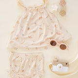 Rylee + Cru Swing Top & Bloomer Set Fruit