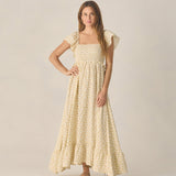 Rylee + Cru Women's Francesca Dress Yellow Floral