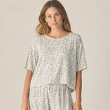 Rylee + Cru Women's Mosie Set Blue Ditsy