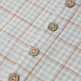 Rylee + Cru Button Jumpsuit Light Blue Stripe