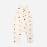 Rylee + Cru Terry Jumpsuit Flags