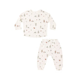Rylee + Cru Long Sleeve Tee + Pant Set Holiday Mouse