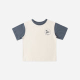 Rylee + Cru Contrast Short Sleeve Tee Nautical Flag