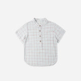 Rylee + Cru Mason Shirt Light Blue Plaid