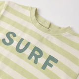 Rylee + Cru Relaxed Bubble Romper Surf