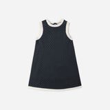 Rylee + Cru Crochet Tank Mini Dress Navy
