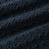 Rylee + Cru Womens Crochet Mini Dress Navy
