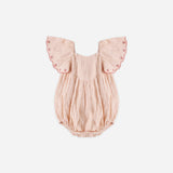 Rylee + Cru Roxy Romper Petal Gingham