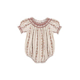 Rylee + Cru Ada Romper Floral Stripe
