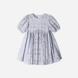 Rylee + Cru Rose Dress Periwinkle