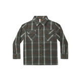 Rylee + Cru Pocketed Flannel Shirt Holiday Plaid