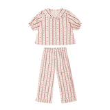 Rylee + Cru Ruffle Pajamas Candy Cane Lane