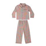 Rylee + Cru Long Sleeve Pajamas Holiday Gingham