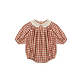 Rylee + Cru Heidi Romper Vintage Plaid