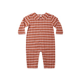 Rylee + Cru Relaxed Woven Jumpsuit Vintage Plaid