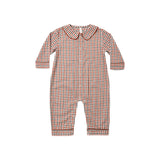 Rylee + Cru Baby Pajama Romper Holiday Gingham