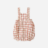 Rylee + Cru Chiara Romper Cherry Check