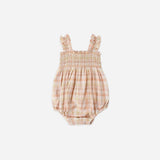Rylee + Cru Julia Romper Summer Plaid