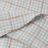 Rylee + Cru Sabrina Mini Dress Light Blue Plaid