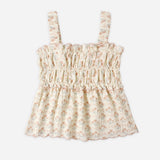 Rylee + Cru Smocked Tank Blossom