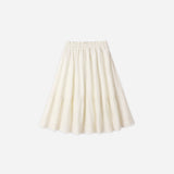 Rylee + Cru Rose Maxi Skirt Ivory