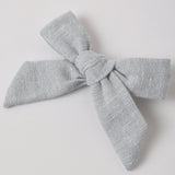 Rylee + Cru Bows Set of 2 Heathered Light Blue