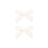 Rylee + Cru Teen Bows - Set of 2 Ivory