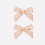 Rylee + Cru Bows, Set of 2 Blush