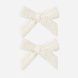 Rylee + Cru Bows, Set of 2 Ivory