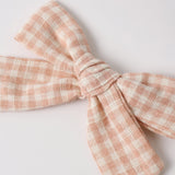 Rylee + Cru Bow Petal Gingham