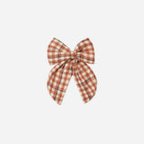Rylee + Cru Oversized Bow Poppy Gingham